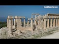 ancient greek temple of aphaea on aegina island