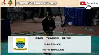 FINAL TUNGGAL PUTRI‼ RISYA GUNAWAN 🔥KOTA BANDUNG🔥