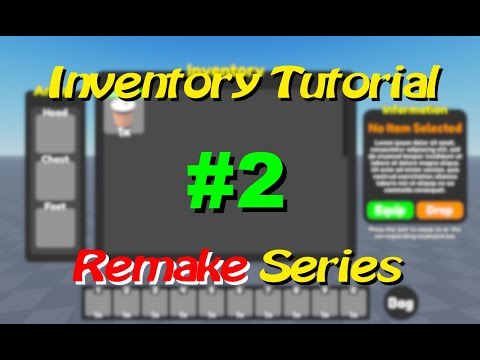 How to Create an Inventory in Roblox 2023 Remake Part 2: Tool Setup and Preparation