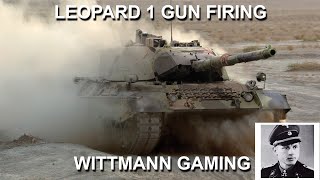 German Tank Leopard 1 Live Firing