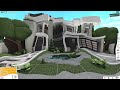 35k modern mansion bloxburg house build *with voice*