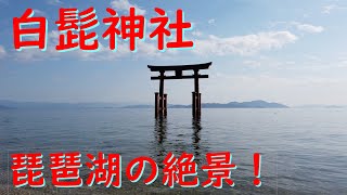 ぶらり　絶景！『白髭神社』琵琶湖に浮かぶ鳥居　Shirahige Shrine