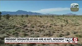 Biden designates Avi Kwa Ame as national monument in Southern Nevada