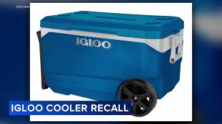 Igloo recalls over a million coolers for handle hazard