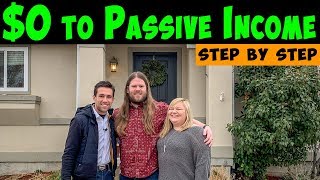 12 EXACT Steps to Build Passive Income Buying Real Estate with No Money.