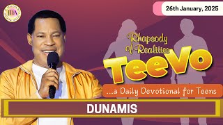 26th January, 2025 | TEEVO - Rhapsody of Realities for Teenagers | Transform Your Life Today!