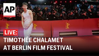 Berlin Film Festival 2025 LIVE: Timothée Chalamet walks red carpet