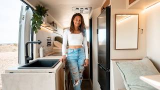 Unique Van Life Design - Her DIY Tiny Home