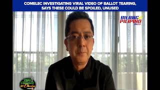 COMELEC investigates viral video of ballot tearing, says these could be spoiled, unused