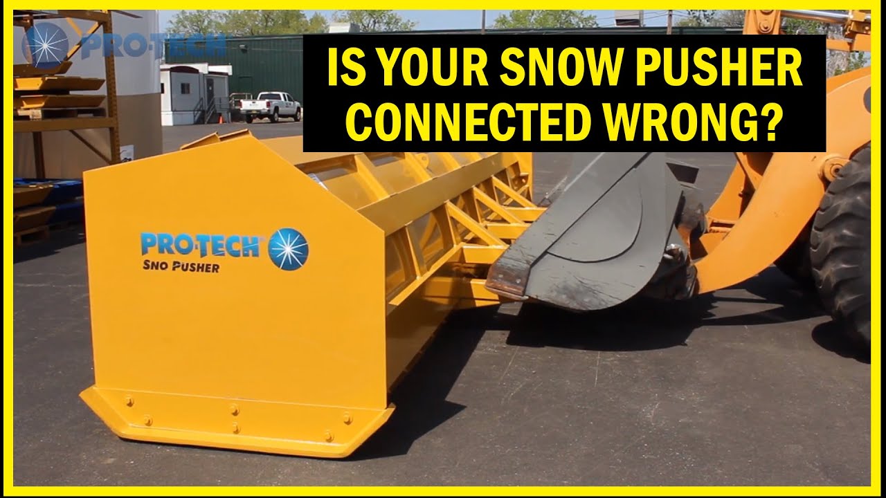 Business 12' XP42 LOADER Snow Pusher Boxes Backhoe Snow Plow Express ...