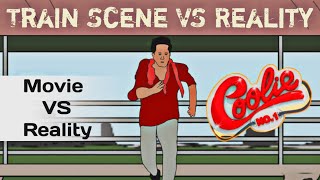 Collie no.1 train scene vs reality | train scene spoof | varun dhawan | funny animated spoof