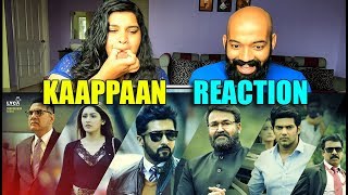 Kaappaan Trailer Reaction | Surya | Mohanlal | Arya | English Subtitles
