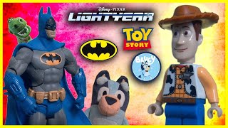 Detective BATMAN | Bluey & The Bat | Toy Story Mystery LEGO Woody Buzz Lightyear #shorts Pixar Rex 4