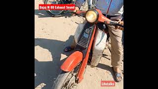 Bajaj M80 Moped Engine sound | Loud Exhaust Sound #shorts