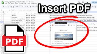 How To Insert PDF in Google Sheets (Step By Step)
