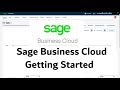 Sage Business Cloud Accounting - Tutorial - Getting Started #learnsage #sagebusinesscloud