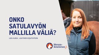 Onko satulavyön mallilla väliä?