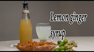 Lemon ginger squash || 3-4 മാസം വരെ കേടാകാതെ ഇരിക്കുന്ന lemon ginger squash