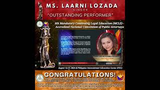 MS. LAARNI LOZADA SINGER \