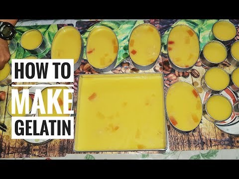 How to Make Gelatin | Pinoy Dessert How to Make Gelatin | Pinoy Dessert