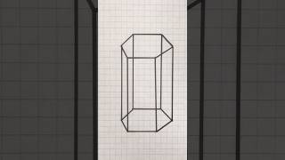 Easy 3D Hexagon Drawing Tutorial for Beginners 📐✏️ | Geometric Art Adventure
