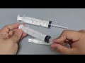 Disposable syringe with needle