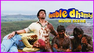 Ritesh Deshmukh Con People For Living | Double Dhamaal | Movie Scenes | Sanjay Dutt | Kangana