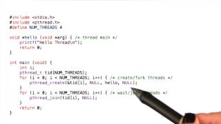 PThread Creation Example 1