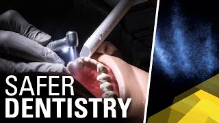 Measuring how dental procedures aerosolize particles to limit the spread of COVID-19