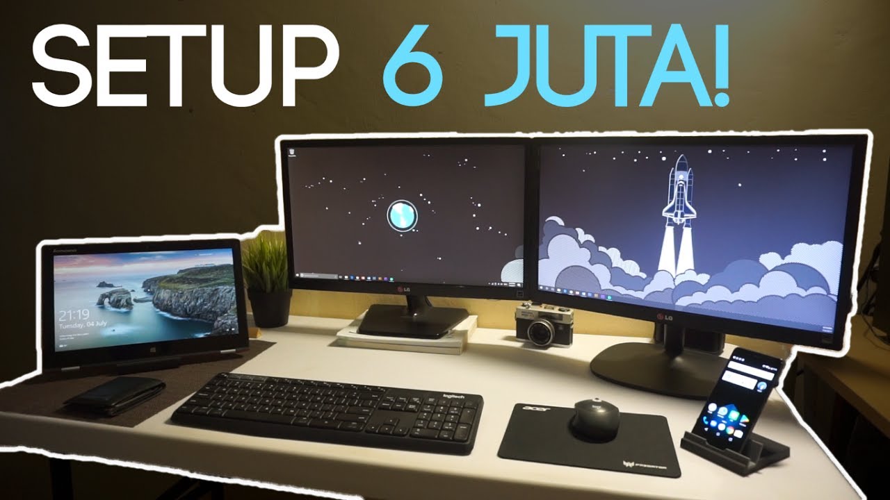 Setup Multi Device Multi Monitor Wireless Budget 6 Juta Youtube