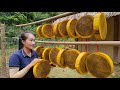 Wood processing process - Making a Cutting Board from Rough Lumber goes to market sell | Ly Thi Tam