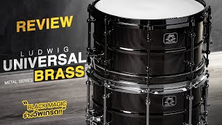 [รีวิว] สแนร์ Ludwig Universal Black Brass Series 2022