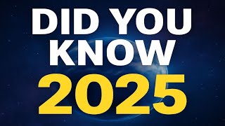 Did You Know 2025? | 50 Shocking Facts About the Future, Science, Space and AI