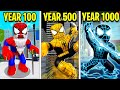 1000 YEARS AS SPIDERMAN! (Roblox)