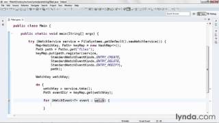 java tutorial Watching a Directory For File Changes