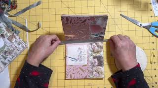 My favorite method! Binding Lace spine journal! Son Jeff is out of hospital after brain surgery