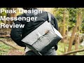 How much can you fit into the Peak Design 13 messenger bag?