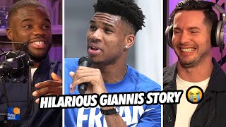Giannis Asking About Tennis Is Amazing | JJ Redick and Frances Tiafoe