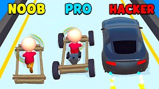 NOOB vs PRO vs HACKER - Build Your Vehicle