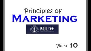 BU 361 Marketing, Chapters 19-22, Part 1