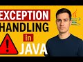 Exception Handling in Java 🔥 | Try-Catch, Custom Exceptions & Best Practices Explained