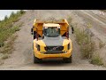 volvo a60h articulated dump truck first test drive