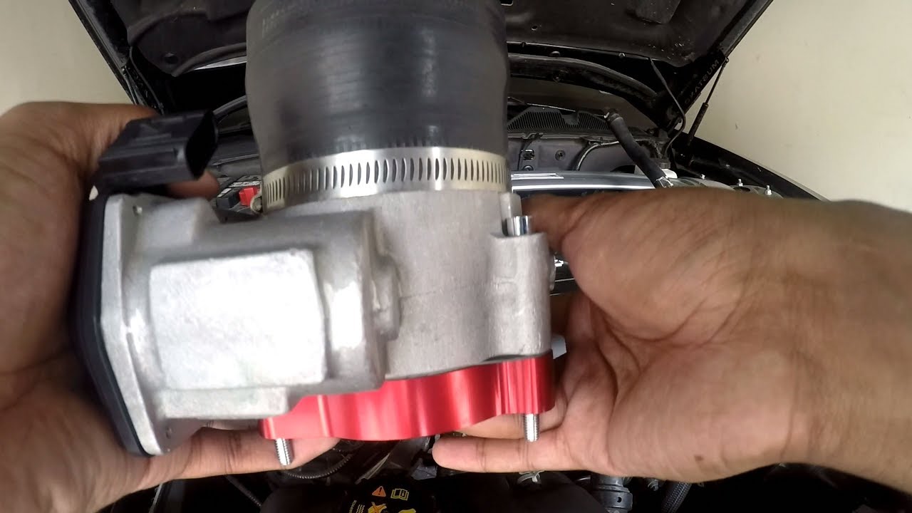 Throttle Body And Spacer Install - YouTube