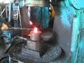 C41 C-type anyang power hammer forging big steel balls. free forging air hammer