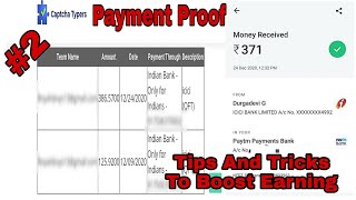 Captcha Typers Another Payment Proof #2 (Tips And Tricks To Boost Your Earnings)