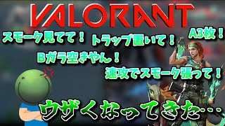 【VALORANT】フラグ最下位の指示厨スカイにだんだんイラついてくる はりーシ【切り抜き】2023/8/2