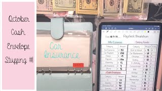 October Cash Envelope Stuffing #1/ Dave Ramsey Inspired