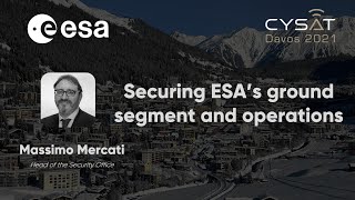 CYSAT'21: Massimo Mercati from the European Space Agency (ESA)