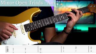 Open Triads Etude N°2  - Am shapes