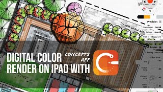Marker Style Rendering on iPad | Concepts App